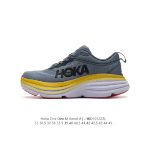 HOKA Bondi 8 Running Shoes for Men and Women Lightweight Cushioning Road Shoes