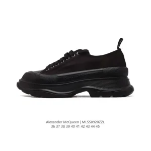 Alexander McQueen Sole Sneaker Low Top Thick Sole White Fashion Casual Shoes
