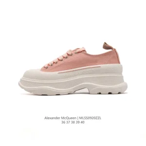 Alexander McQueen Sole Sneakers Low Top Fashion Platform Shoes