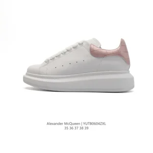 Alexander McQueen Flash Runner Smooth Leather Women Fashion Sneakers