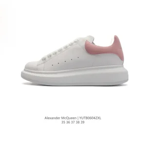Alexander McQueen Flash Runner Smooth Leather White Glow Tail Sneakers Women