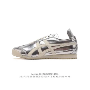 ASICS Onitsuka Tiger Mexico 66 Classic Leather Vintage Sneakers