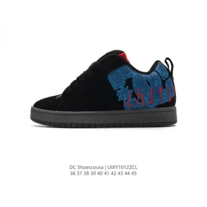 DC Shoes Cbgb Collaboration Low-Top Skateboarding Sneakers for Men and Women