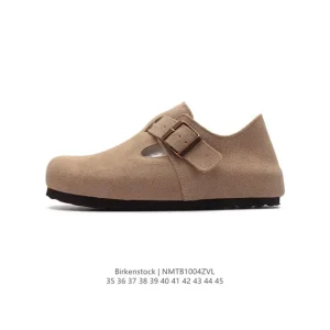 Birkenstock Boston Vl Fleece-Lined Unisex Cork Sole Autumn Winter Shoes