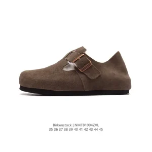 Birkenstock Boston Vl Velvet Fur Lined Clog Shoes for Men and Women