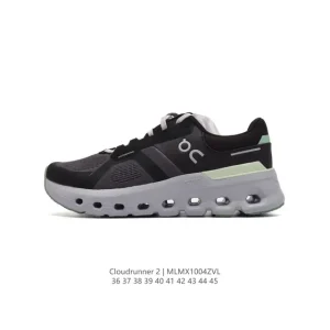On Cloudrunner 2 Wide Base Running Shoes with Helion Foam