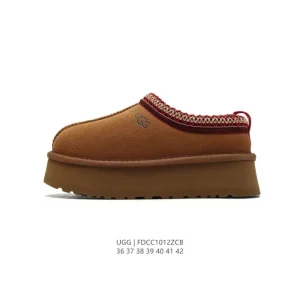 UGG Women's Wool-Lined Slipper Boots with Waterproof Leather and Non-Slip Sole