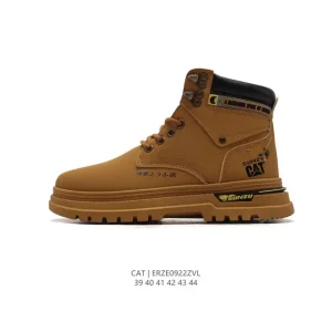 Cat Footwear Men's Retro Work Boot Casual Mid-Top Martin Boot