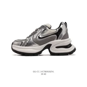 Premium Men's Luxury Leather Dad Shoes Classic Casual Sneakers