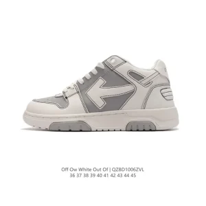Off-White Out Of Office Low-Top Leather Sneakers Arrow Collaboration