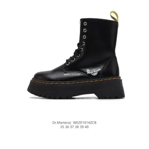 Dr Martens Women's Classic Leather Platform Ankle Boots