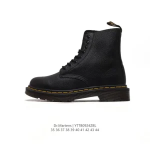 Dr Martens Unisex Classic Leather Boots with Thick Sole