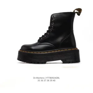 Dr Martens Women's Leather Platform Boots Classic English Style