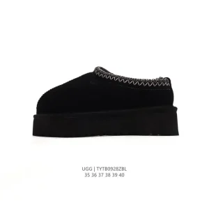 UGG Women's Classic Winter Wool Slippers with Waterproof Leather and Non-Slip Sole
