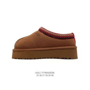 UGG Women's Classic Winter Wool Slippers with Waterproof Leather and Non-Slip Sole