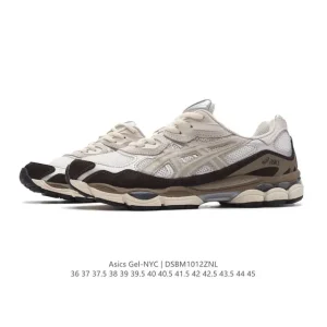 ASICS GEL-NYC Retro Street Sneaker with Gel Cushioning and Thick Sole