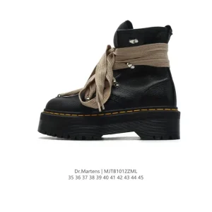 Dr Martens Women's Platform Lace-Up Boots - Classic Chunky Sole