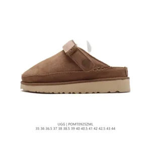 UGG Classic Winter Wool Slippers with Waterproof Leather and Anti-Slip Sole