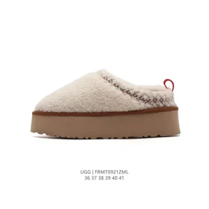 UGG Women's Classic Winter Wool Slippers with Waterproof Leather