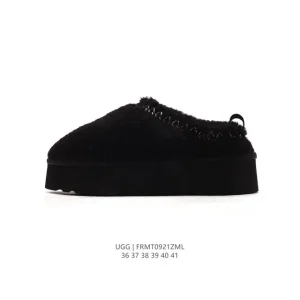 UGG Women's Classic Winter Wool Slippers with Waterproof Leather and Non-Slip Sole