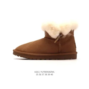 UGG Classic Short Waterproof Winter Boots with Shearling Lining