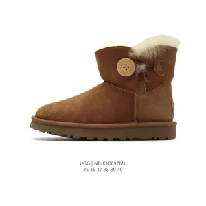 UGG Classic Short Button Cuff Winter Snow Boots for Women