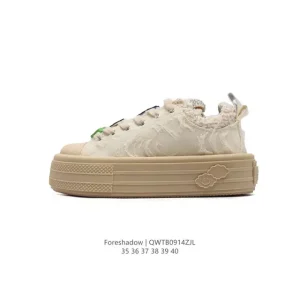 Foreshadow Chunky Platform Canvas Sneakers for Women
