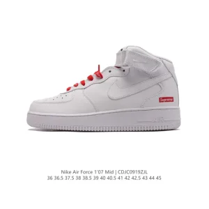Nike Air Force 1 Mid 07 Premium Sneakers with Full-Length Air Cushion