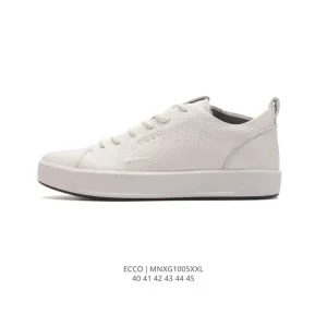 ECCO Men's Casual Sneakers Breathable Lightweight Platform Shoes