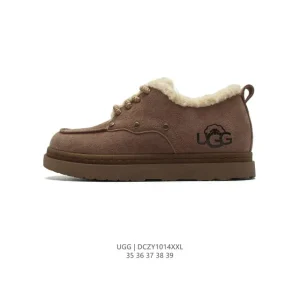 UGG Classic Retro Snow Boots with Wool Lining and Thick Sole