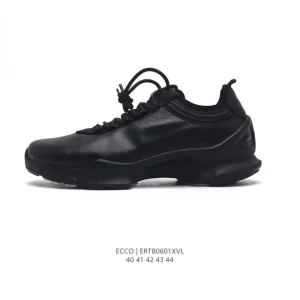 ECCO Men's Outdoor Casual Sneakers Lightweight Breathable Lace-Up Shoes