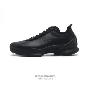 ECCO Men's Outdoor Casual Sneakers Lightweight Breathable Lace-Up Shoes