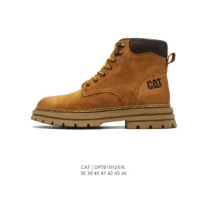 Cat Footwear Men's Retro Work Style Mid-Cut Boots Casual Shoes