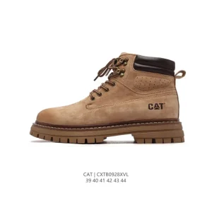 Cat Men's Classic Leather Work Boots with Goodyear Welt