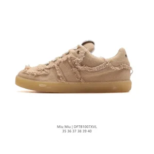 Miu Miu Inspired Women's Canvas Fashion Sneakers 2024