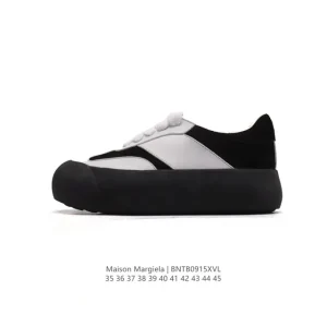 Maison Margiela MM6 Replica Leather Platform Sneakers for Women