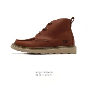 Cat Footwear Men's Casual Retro Mid-Calf Martin Boots Lightweight Comfortable Shoes