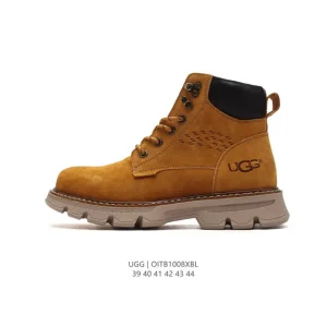 UGG Men's Classic High-Top Winter Boots Waterproof Leather