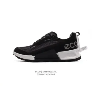 ECCO Men's Outdoor Casual Sneakers Lightweight Breathable Lace-Up Shoes