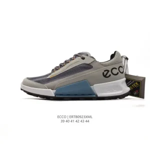 ECCO Men's Outdoor Casual Sneakers Lightweight Breathable Lace-Up Shoes