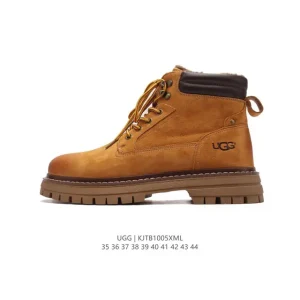UGG Men's Classic High-Top Boots Waterproof Leather Winter Shoes