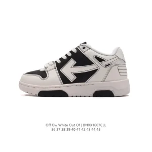 Off-White Out Of Office Low-Top Leather Sneakers with Arrow Design