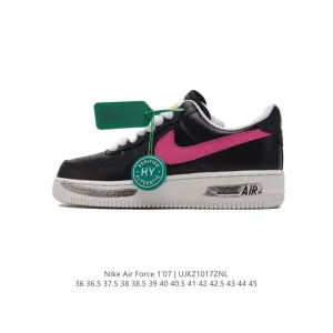 Nike Air Force 1 Low White Leather Casual Sneakers for Men and Women
