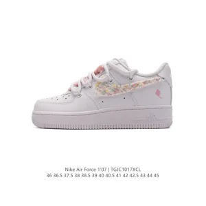 Nike Air Force 1 '07 Low Deconstructed Sneakers with Dual Laces and Air Cushion