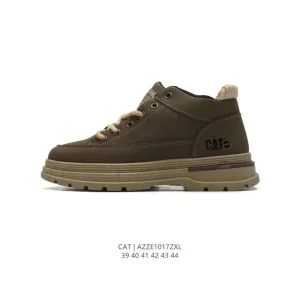 CAT Men's Classic Leather Martin Boots Outdoor Hiking Shoes
