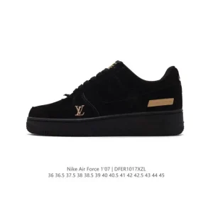 Nike By You Air Force 1 07 Mid Retro SP Custom Leather Sneakers