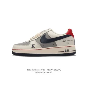 Nike Air Force 1 '07 Low White Leather Sneakers