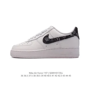 Nike Air Force 1 '07 Low FV3616 White Leather Casual Sneakers