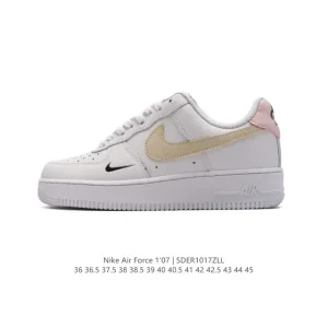 Nike Air Force 1 '07 Low FV3616 White Leather Casual Sneakers