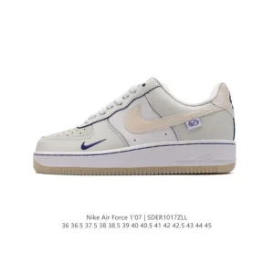 Nike Air Force 1 '07 Low FV3616 White Leather Casual Sneakers